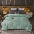 Hot selling duvet quilted cover with embroidery polyester